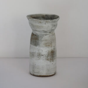 Brown & white vase