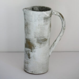 White & brown jug #1