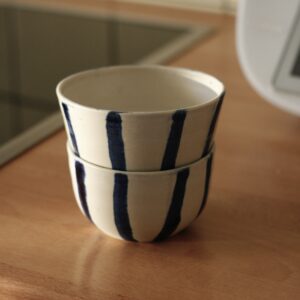Everything bowl - blue stripes